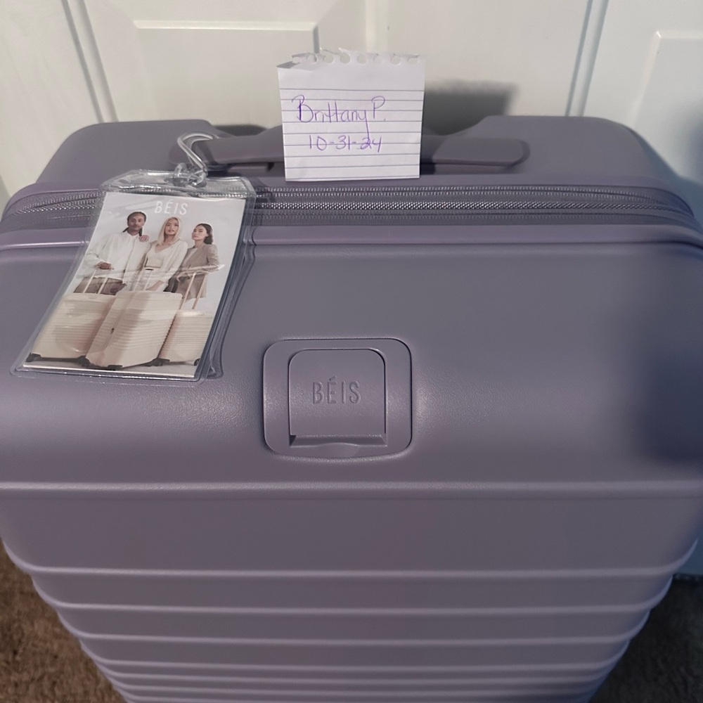 Beis medium check roller- Lavender